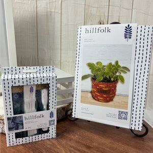 Hillfolk Pot cozy Crochet Kit and sashimi mending kit 8 pc.